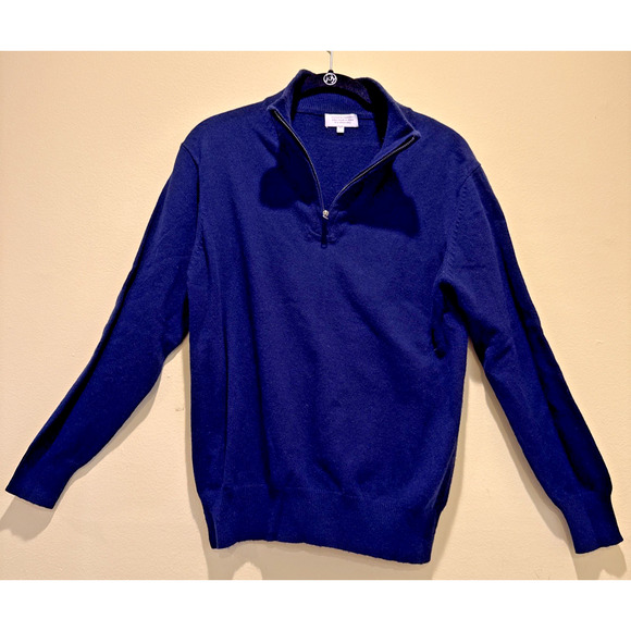 Unbranded Exclusive Cashmere sweater women quarter zip size M Hand Made in Nepal - Picture 2 of 10